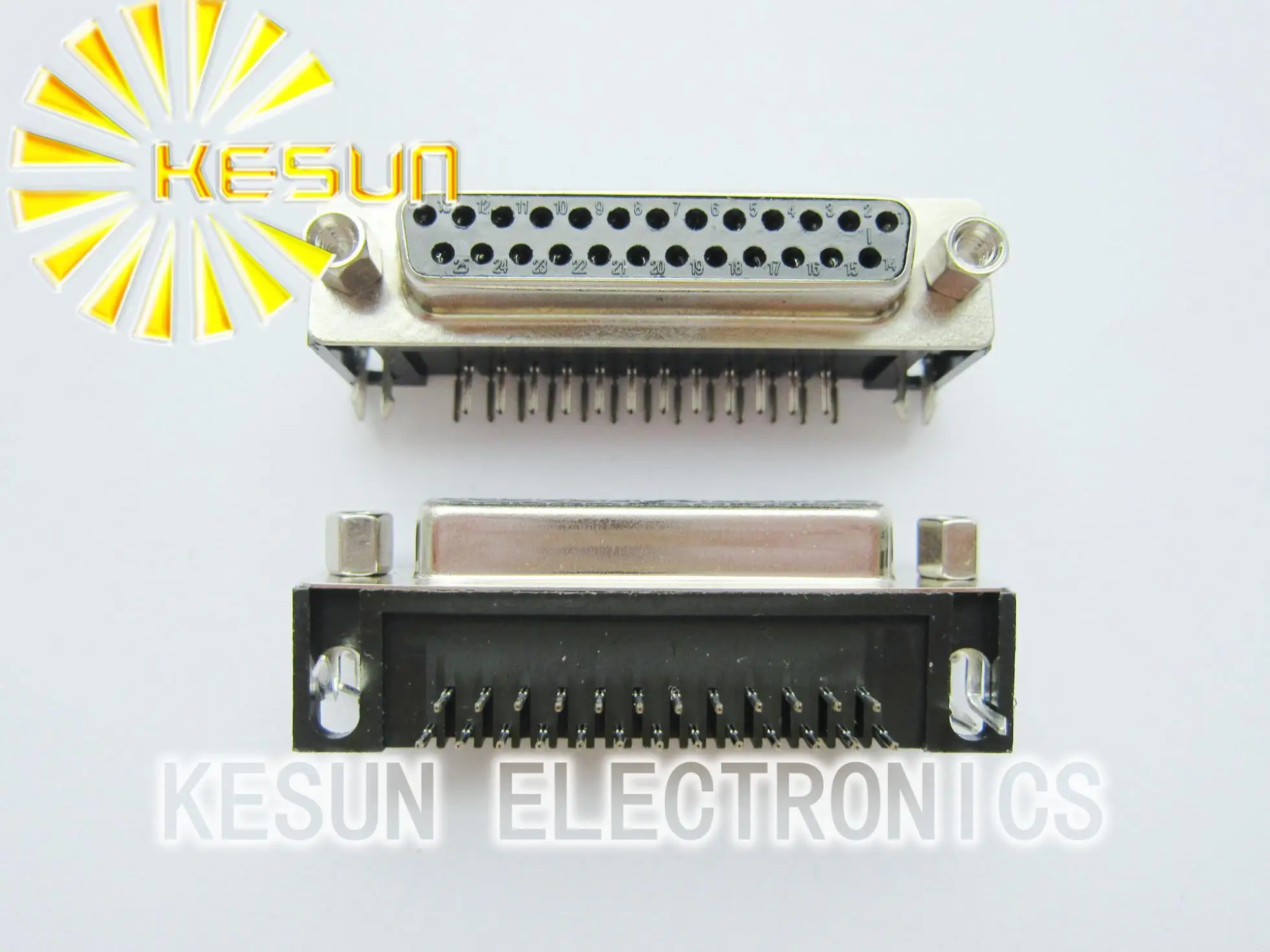 

FREE SHIPPING 50pcs/lot DR25 25P 25Pin Female Serial PCB Standard Right Angle D-Sub Connector