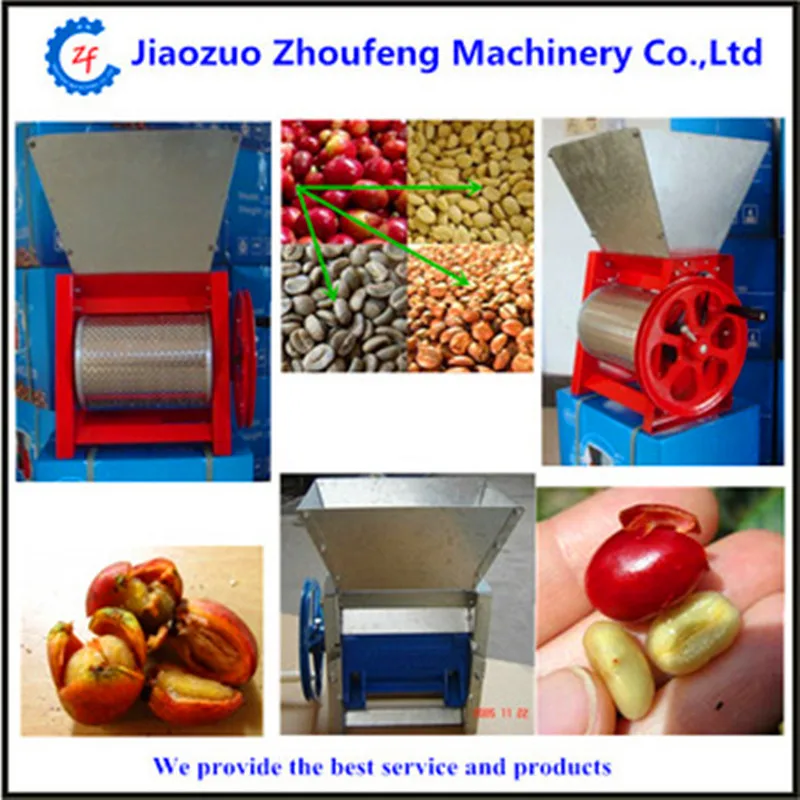 Manual Operation Fresh Cocoa Sheller Coffee Bean Huller Coffee Pulper Machine   ZF