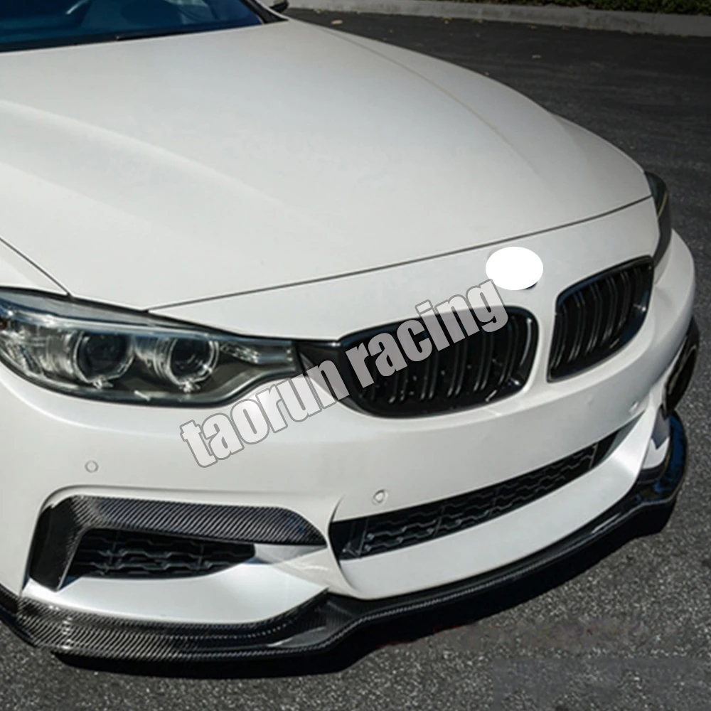 Carbon Fiber Front Bumper Chin Lip for BMW F32 F33 F36 420 428 435 440 with M Package 14-19