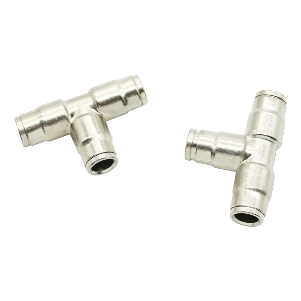 

3/8" Quick Coupling Tee connector Slip lock Tee for Agriculture Greenhouse Irrigation mist cooling system 10 Pcs