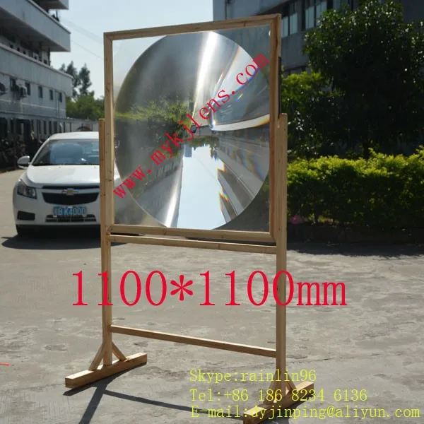 big size 1100*1100mm focal length 1300mm fresnel lens 3MM thickness Solar concentrator lens solar energy