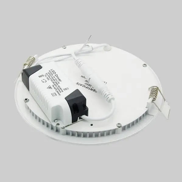 LED Downlight 3W / 6W / 9W / 12W / 15W / 18W Ultra Thin Design Ceiling Recessed Slim Round LED Panel Light for Kitchen Bathroom