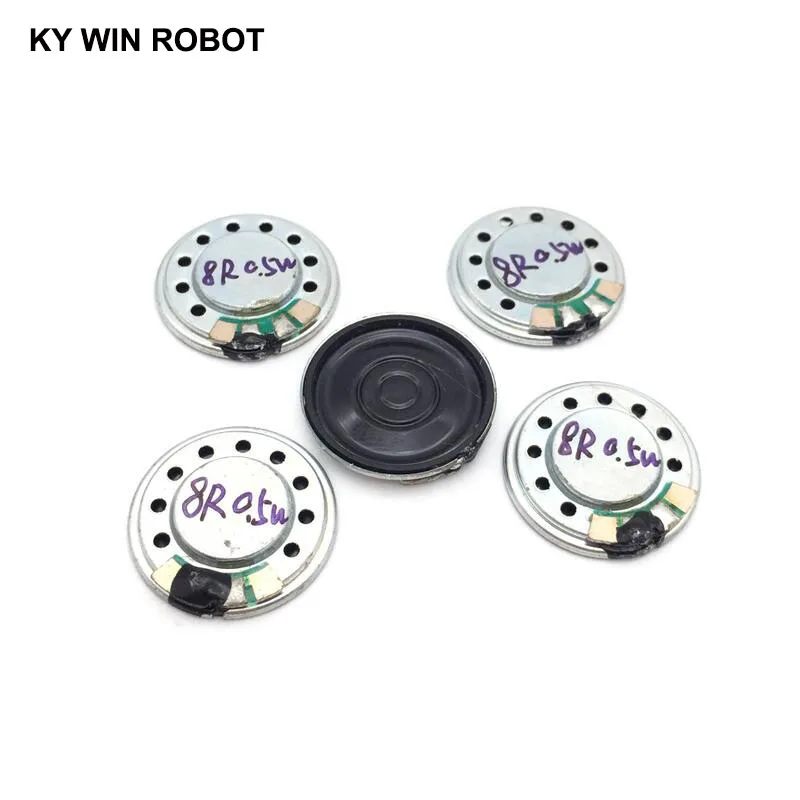 5pcs/lot New Ultra-thin Mini speaker 8 ohms 0.5 watt 0.5W 8R speaker Diameter 20MM 2CM thickness 3MM