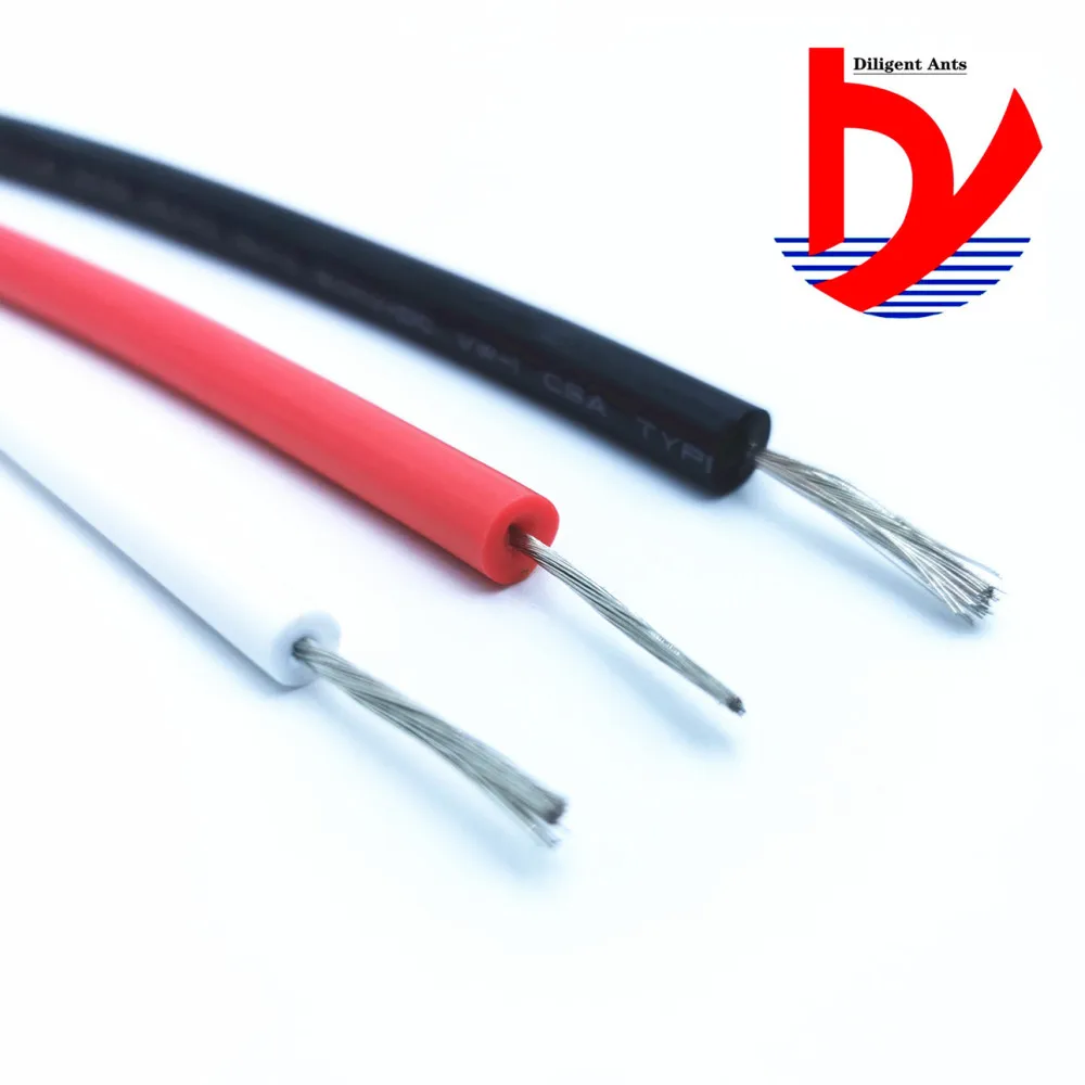 Wire UL3239 silicone high voltage wire 30KV 40KV 50KV22awg 20awg 18awg 16awg high temperature 150° 