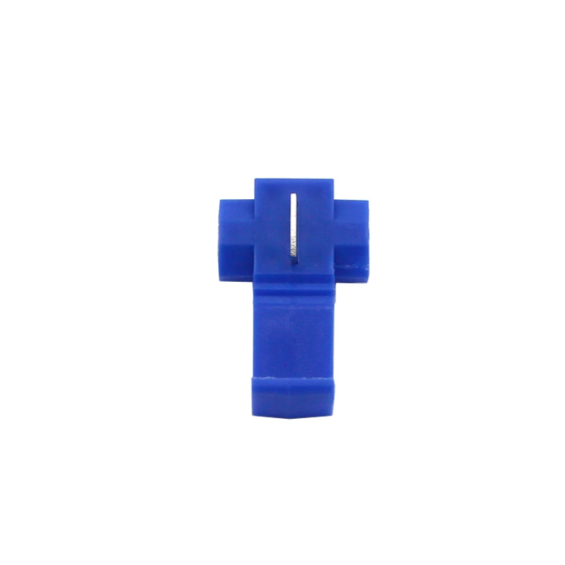 500Pcs Electrical Wire Cable Crimp Terminals Quick Splice Blue Electrical Cable Connectors Fast Lock Wire Terminals Crimp