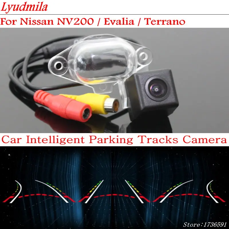 

Car Intelligentized Dynamic Trajectory Rear View Camera For Nissan X-Trail Xtrail X Trail T30 2001~2006 NV200 Evalia Terrano HD