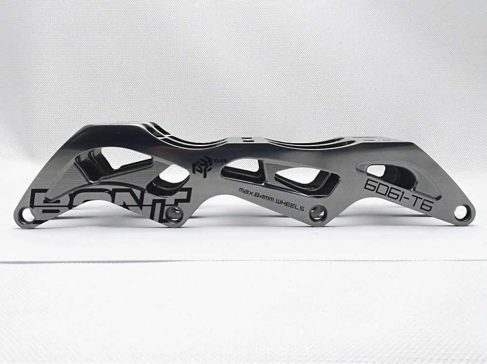 

BONT 2PT Alu 6061 10.25 Silver Inline skate frame Speed skate frame 4*84mm 165-195mm frame