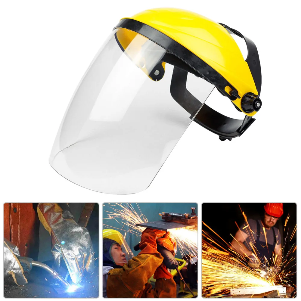 Safety Welding Helmet Welder Full Visor Clear Flip Up Face Mask Shield Screen Protection Dust Portable Face Mask Head Protecter