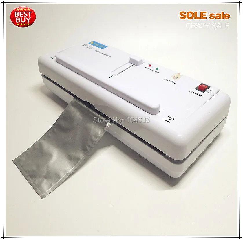 kitchen Storage Plastic Bag Sealing Machine Packaging Vacuum Sealer Machine DZ-280 Friuts Food Packer Vegetable Saving Equipment