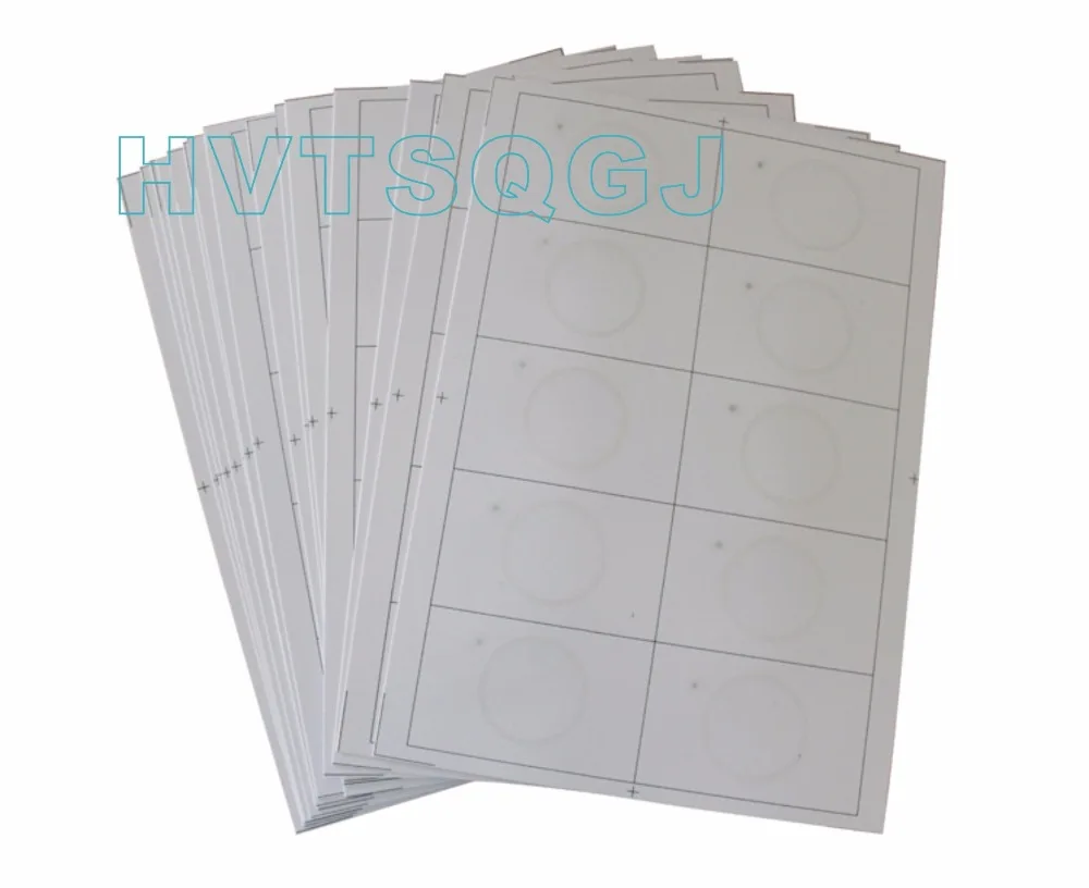 

10A4 Customized size 125khz printed EM4100/TK4100 rfid inlay 30pcs/lot Free shipping