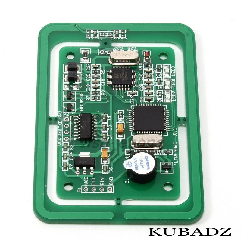 Módulo do escritor do leitor do multi-protocolo de lmrf3060 5v rfid que desenvolve a placa uart/ttl, porta serial rs232