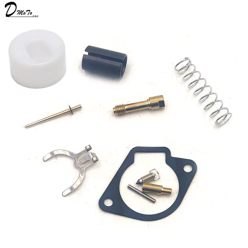 Kit de reparación de carburador Universal, piezas de sistema de combustible de motocicleta, 2 tiempos, 43CC, 47CC, 49CC, Mini Moto de bolsillo