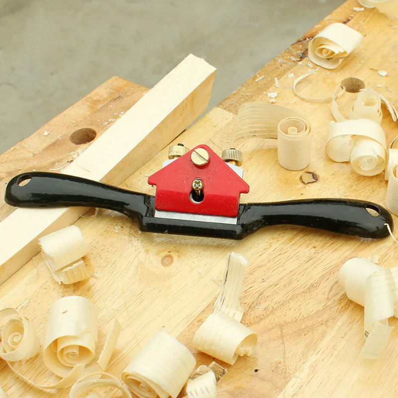 Pialla a mano da 9 pollici regolabile per la lavorazione del legno pialla a mano spinta a mano pialla fai da te liscia lavorazione del legno strumenti di carpenteria pialla