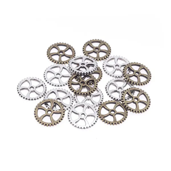 20pcs per lot The most useful 18mm DIY Metal Gears Component for Steampunk Accessory