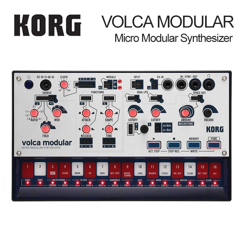 Korg Volca Modular Semi-Modular Synthesizer with Sequencer