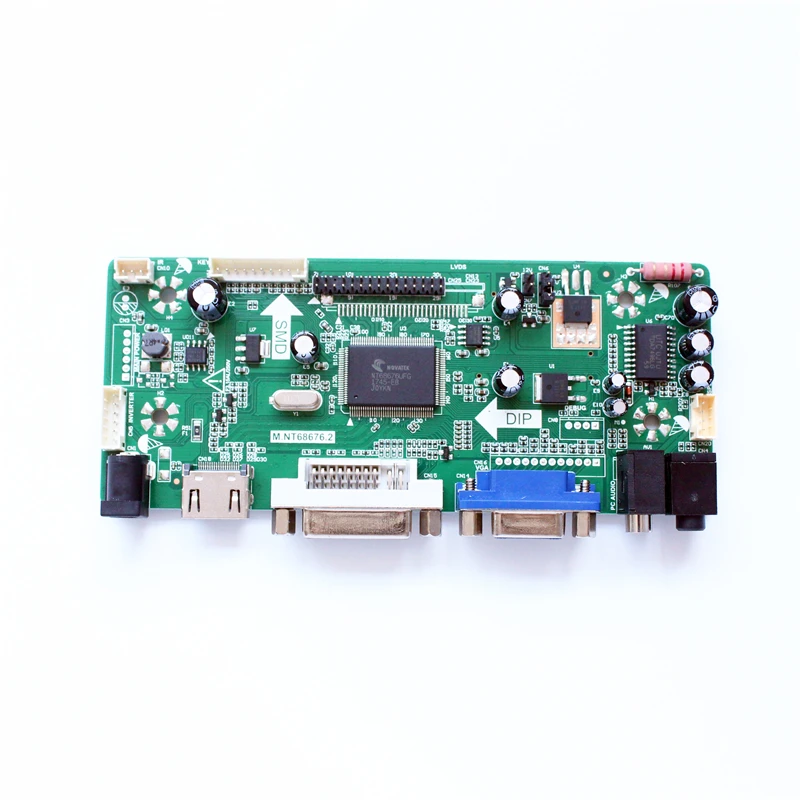 NT68676 VGA DVI AUIDIO LCD Controller Board HDMI-compatible  Kit for LP156WHB-TLA1 15 inch 1366X768 tft lcd controller board diy