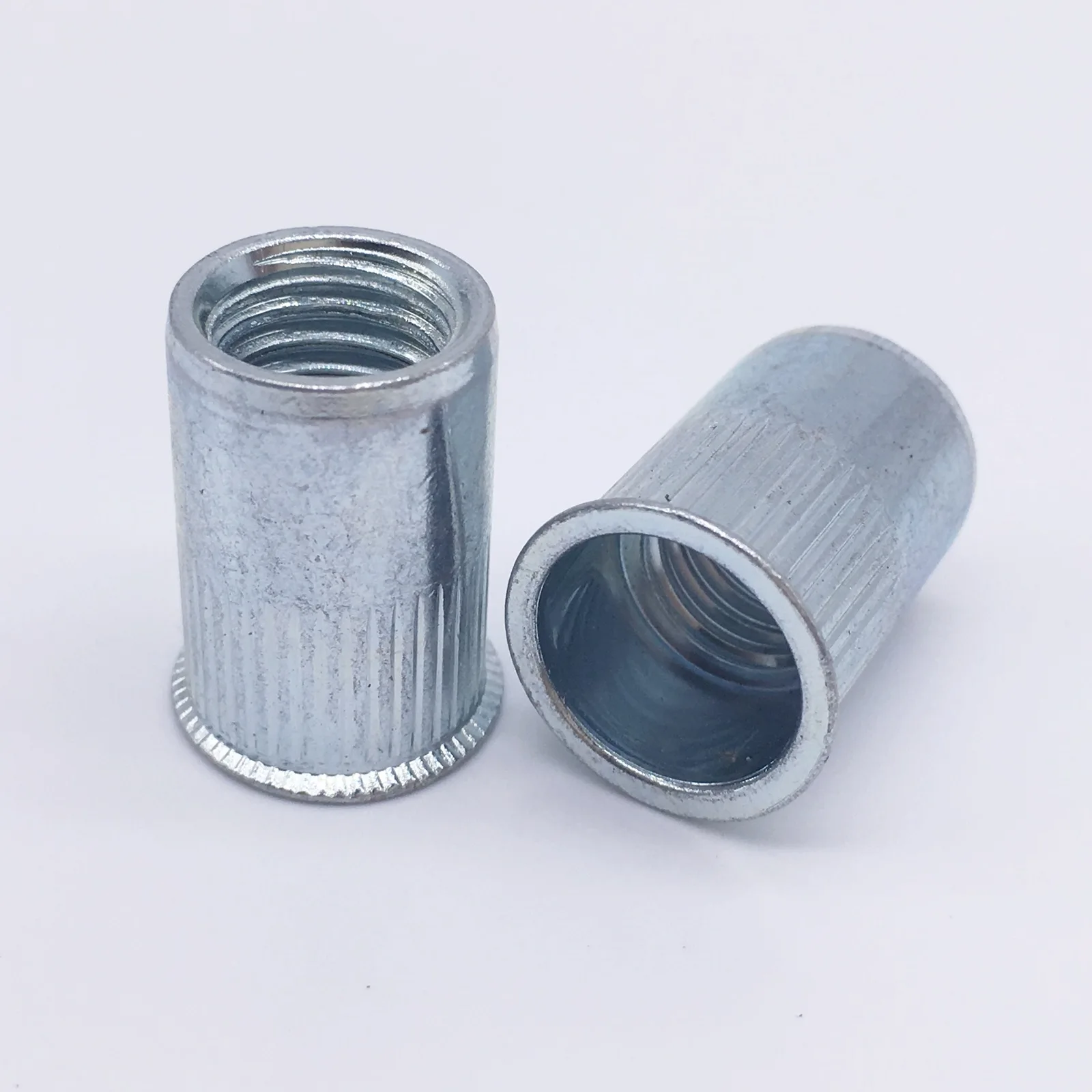 

Wkooa Rivet Nuts Threaded Inserts Blind Nuts Nutserts Rivnut M3 M4 M5 M6 M8 M10 M12 Small Head Countersunk Zinc Plated