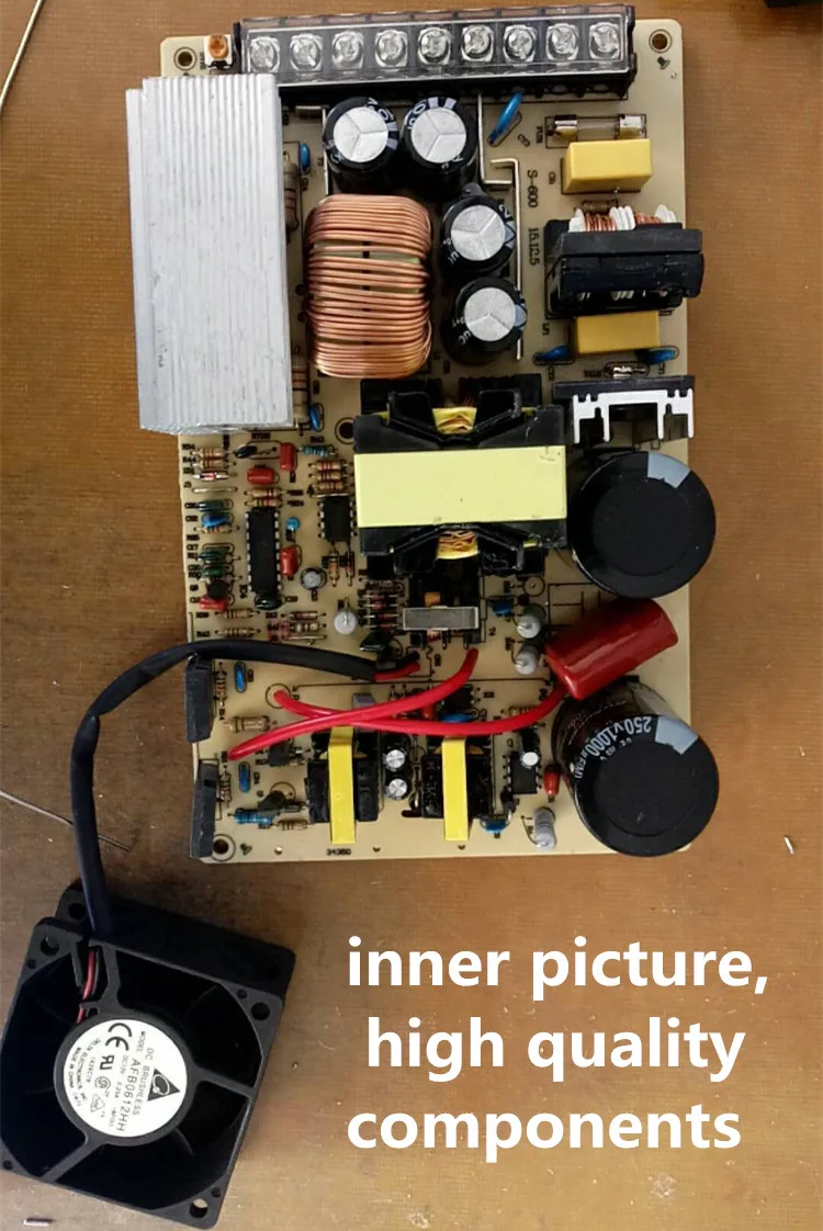 Transformateur d'alimentation régulé universel, 70V, 11a, 800W, 110V, 220V, AC à DC, 70V, UPS, pour Machine CNC, bricolage, lampe LED, CCTV