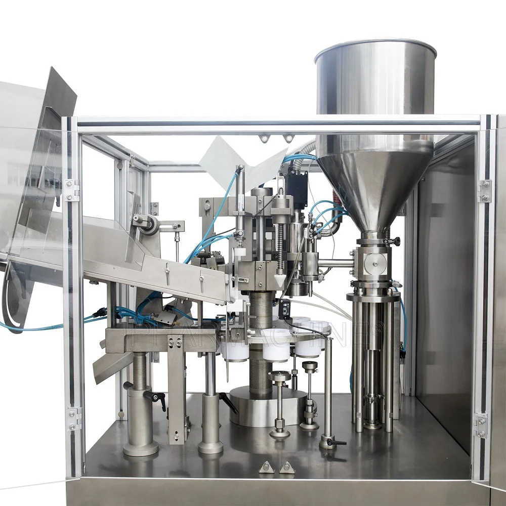 Neue hight qualiay 220V PakCN-Sel 60A Voll automatische Kosmetische Rohr Sealer Aluminium-kunststoff Rohr Abdichtung Maschine