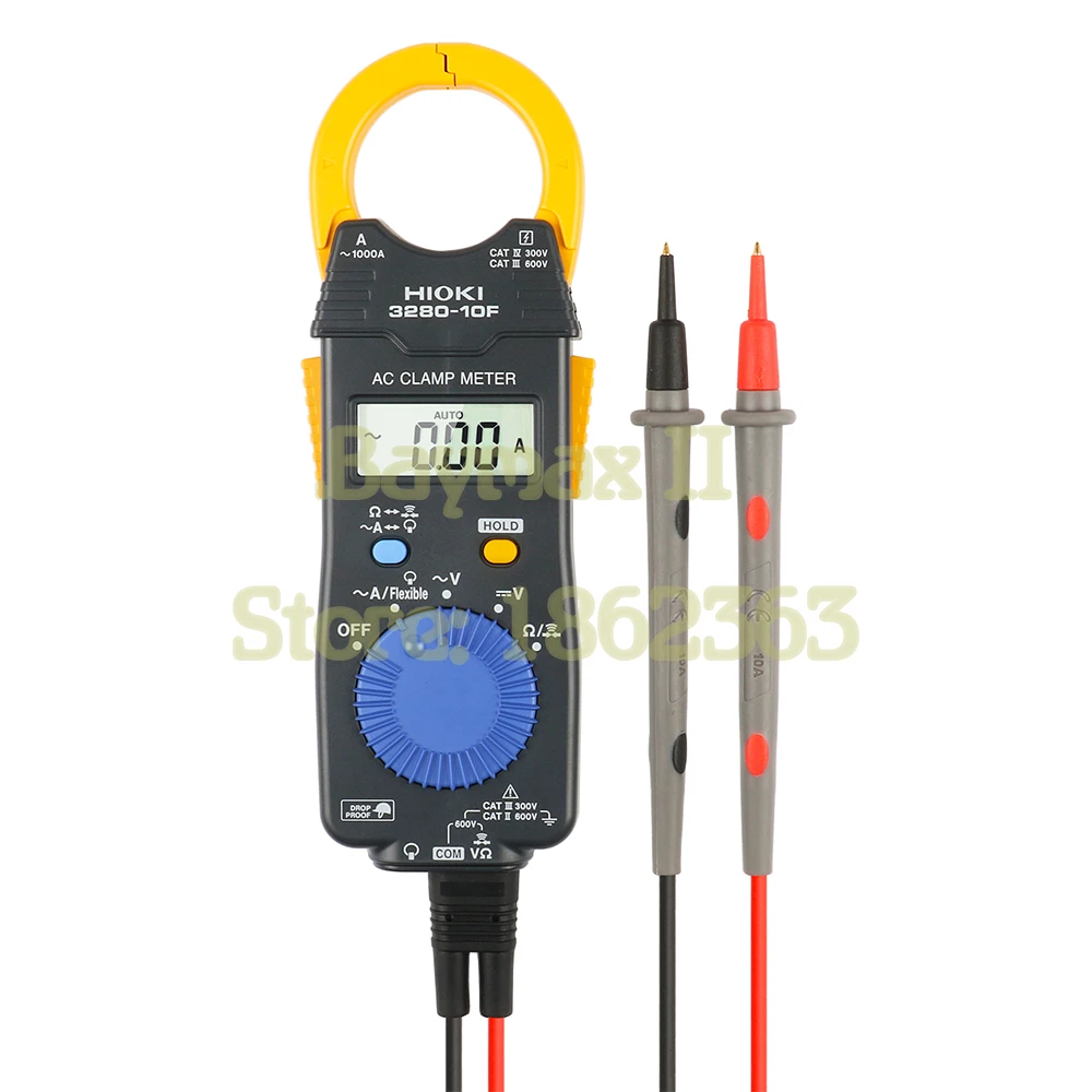 Hioki 3280-10F 1000A AC Digital Clamp Meter with Broad Operating Temperature Range of -25C to 65 C(-13.0 F to 149.0 F)