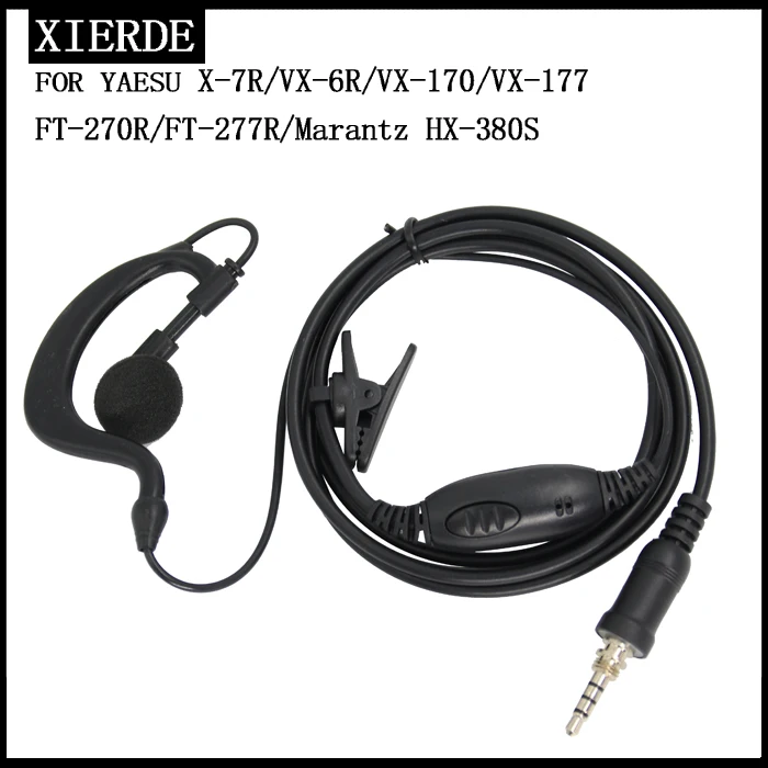 

Earpone For YAESU / Vertex Standard VX6R, VX7R, Walkie Talkie headphones VX170, VX177, VXA700, VX120, VX127, HX471, VX460 etc