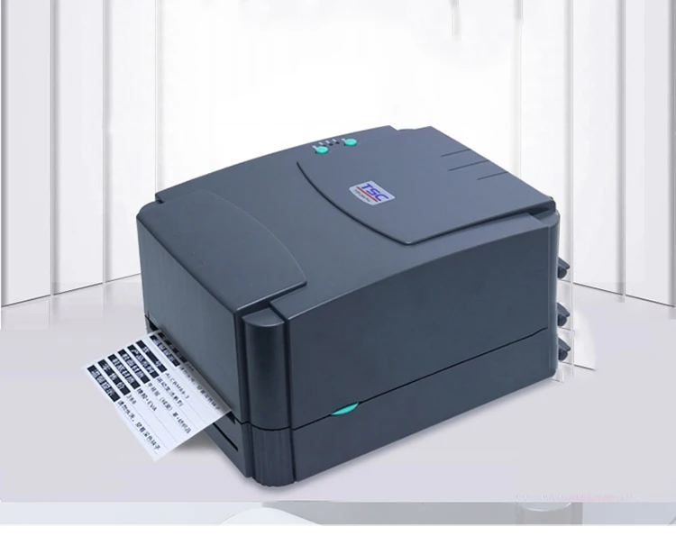 Barcode Label Printer Thermal Ribbon Clothing Tag Sticker Washing Label Self-adhesive Label Machine ttp-244pro