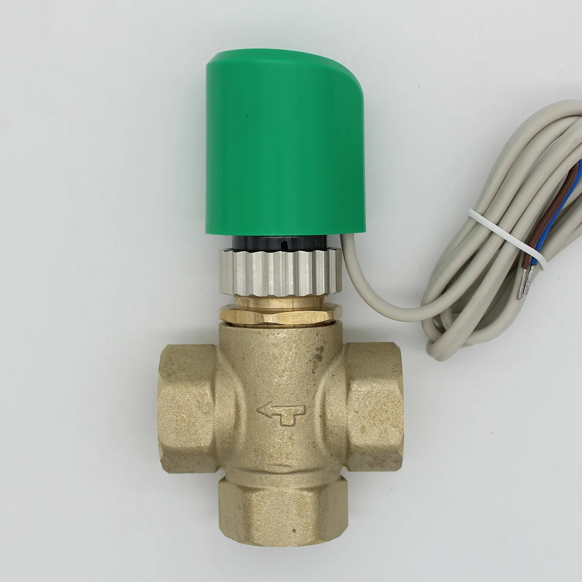 Imagem -06 - Válvula Way Não nc 230v 24v Aberto Normalmente Atuador Térmico Elétrico para Radiador Inferior M28x1.5 Dn20 Dn25