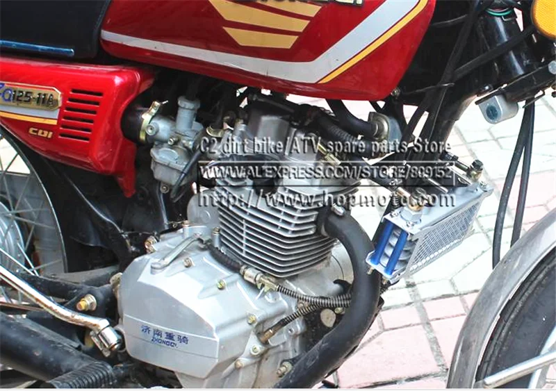 Oil Cooler  radiator Curved beam Bike Dirt Pit Bike Monkey Racing Motorcyle High performance refires accessories Kayo BSE