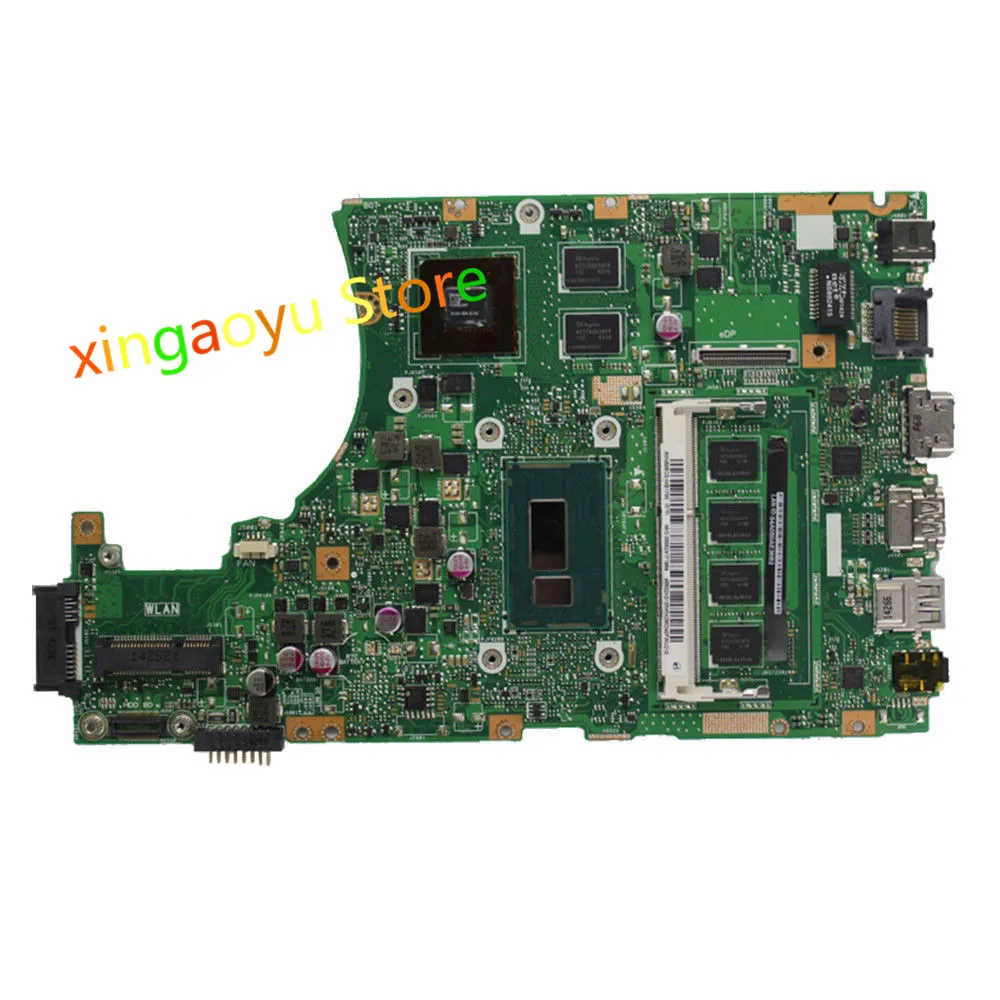 Laptop Motherboard For Asus X455LD X455LJ I3-4030U 2G RAM DDR3L GT840M Non-integrated 100% Tested OK