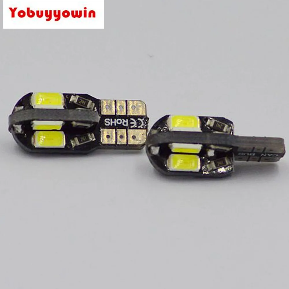 

4pcs/Lot Canbus T10 8smd 5630 5730 LED car Light Canbus NO OBC ERROR T10 W5W 194 SMD Led Bulb