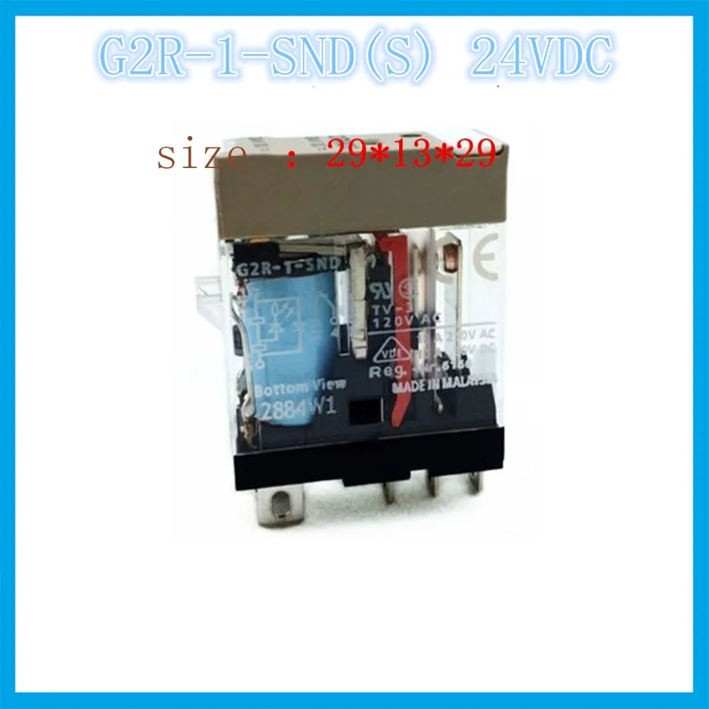 

G2R-1-SND(S) DC24V 24VDC 10A OMRON relay one open one closed 5 needle electronic component solid state relays