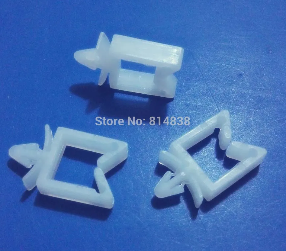 Wkooa CHP-2 White Plastic Nylon Wire Mount Cable Tie Holder Beam Line Block 1000 Pcs