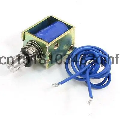 DC 12V 4N 10mm Stroke Open Frame Electromagnetic Linear Solenoid