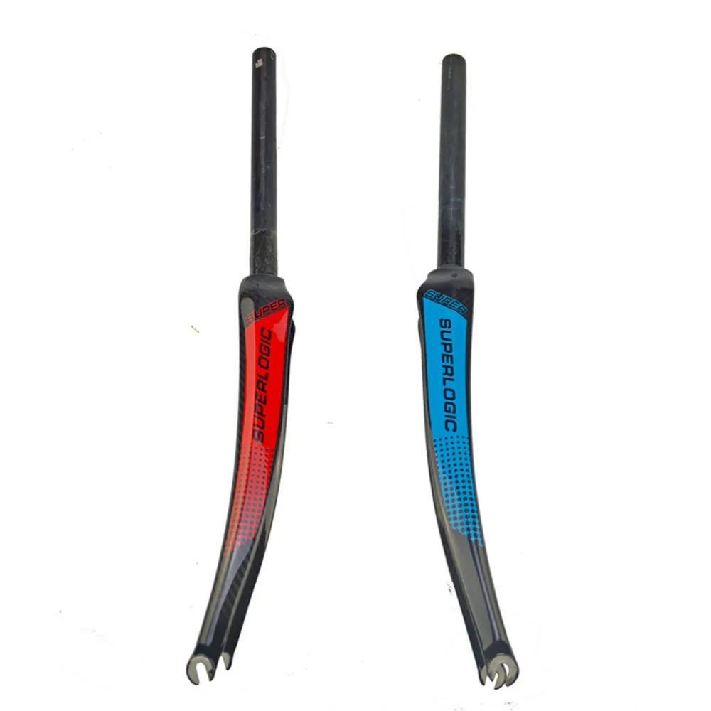 

2018 Superlogic Bike Carbon Fork Full Fiber Road Bicycle Cycling Parts Superlight 360g 700c 1-1/8 28.6mm V Brake cycling parts