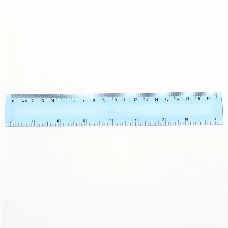 Soft ruler Blue Purple Green 20CM 30CM Rulers Any Bending Student Stationery Office Supplies Gift Creative Stationery Rule