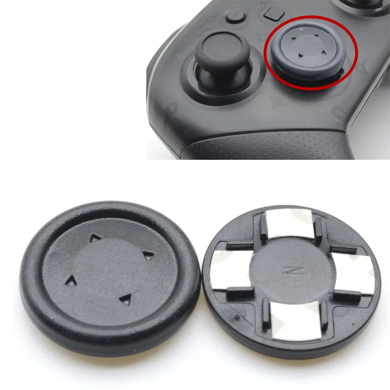 

For Nintend Switch Nintendo NS Controller Removable Round Dpad Direction Key caps Covers Large Size PS Flat D Pad Cross Button