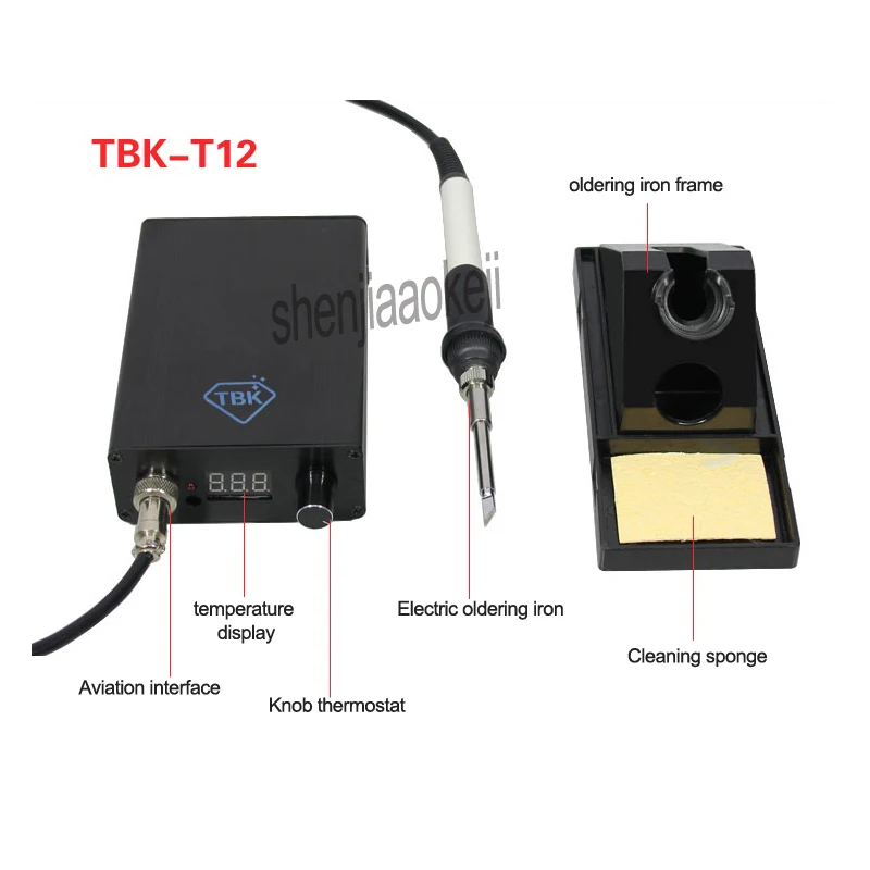 60w Constant Thermostatic electric oldering iron thermostat soldering station anti-static mobile phone computer repair welding