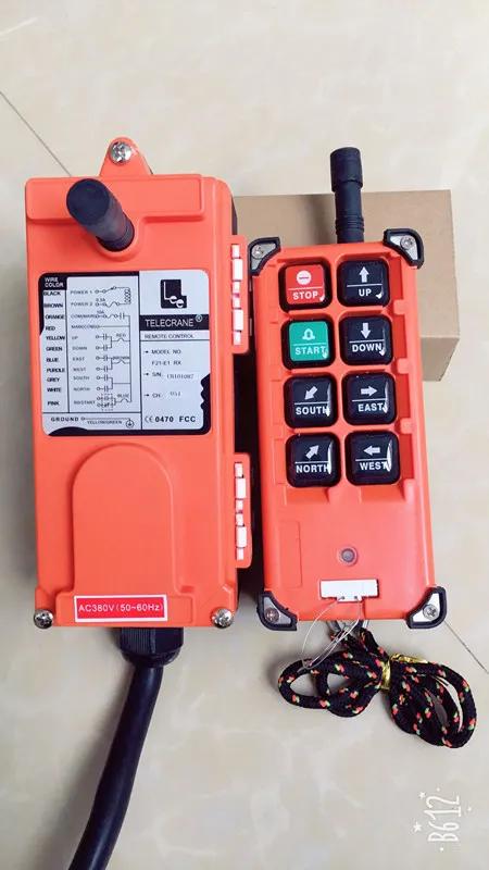 F21-E1B Industrial remote controller Hoist Crane Control Lift Crane 1 transmitter + 1 receiver