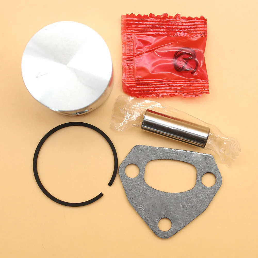 38mm Piston Ring Muffler Gasket Kit For Husqvarna 136 136LE 137 137E 36 142 142E Chainsaw Engine Motor Parts motosierra gasolina