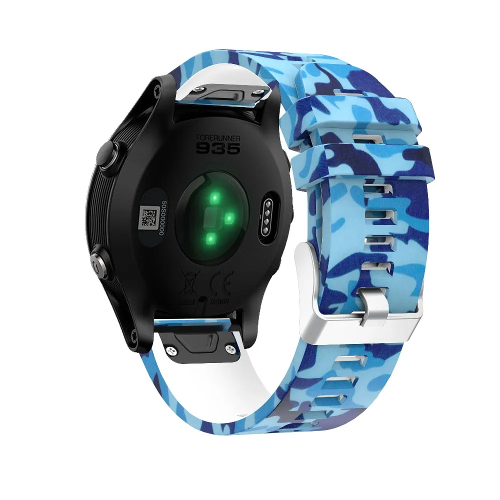 Cinturino di ricambio per cinturino da polso Easyfit a sgancio rapido cinturino per orologio in silicone per orologio GPS Garmin Forerunner 935