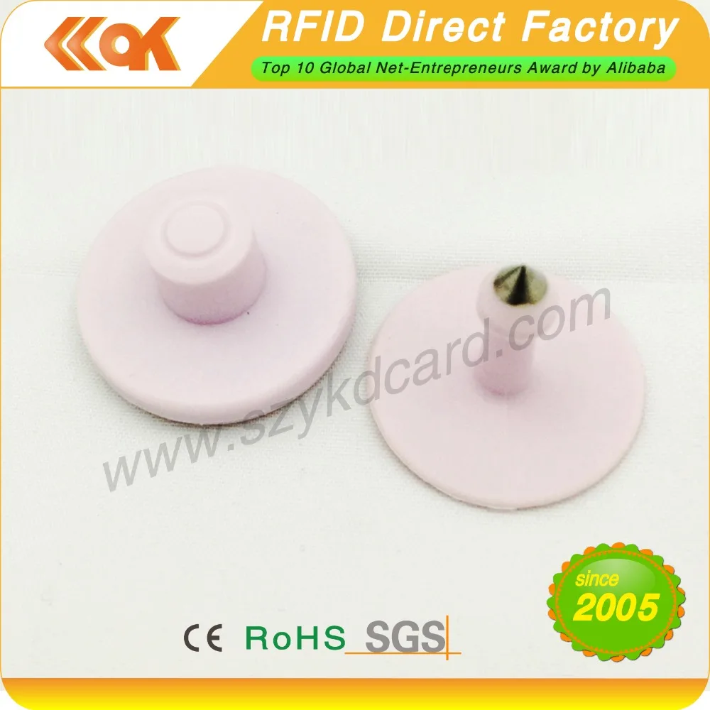 1000pcs/lot 125KHZ TK4100/EM4100/ID RFID Animal Ear Tag PP standard size 75*104*12mm