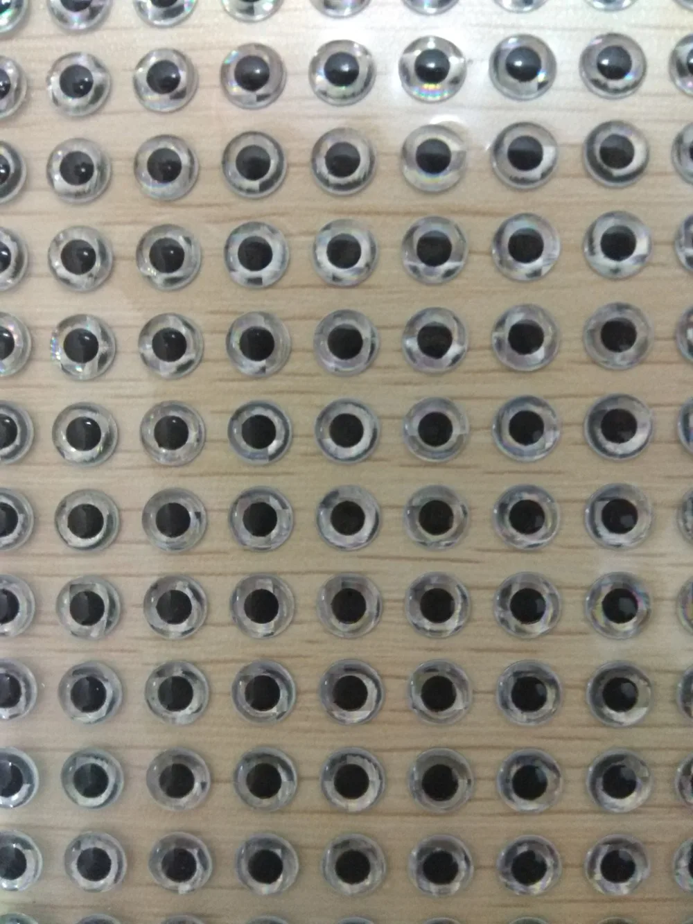 2mm 3mm 4mm 5mm 6mm 7mm 8mm 9mm 10mm 11mm Angeln Köder Augen Silber 3D Weiche Holographische Für Wobbler Fliegen Binden Jigs – Detail 1