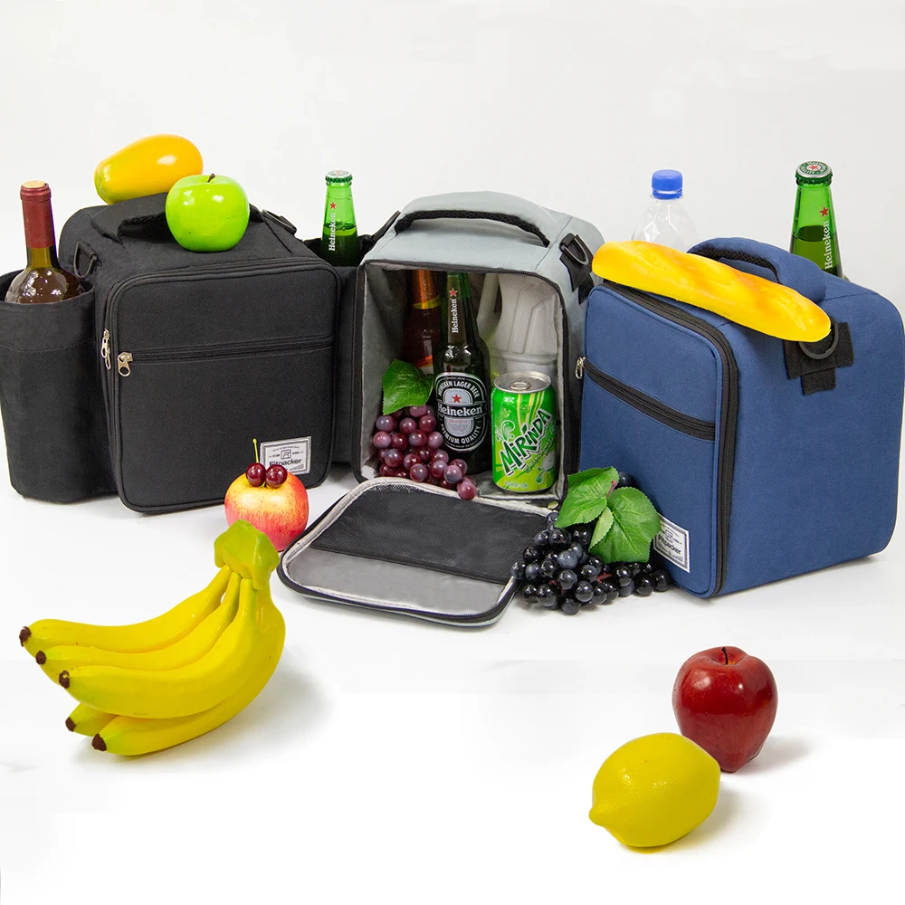 

2022 Portable Thermal Outdoor Insulated Picnic Bag, Waterproof Lunch Cooler Bag Fresh Fruit Snacks Storage