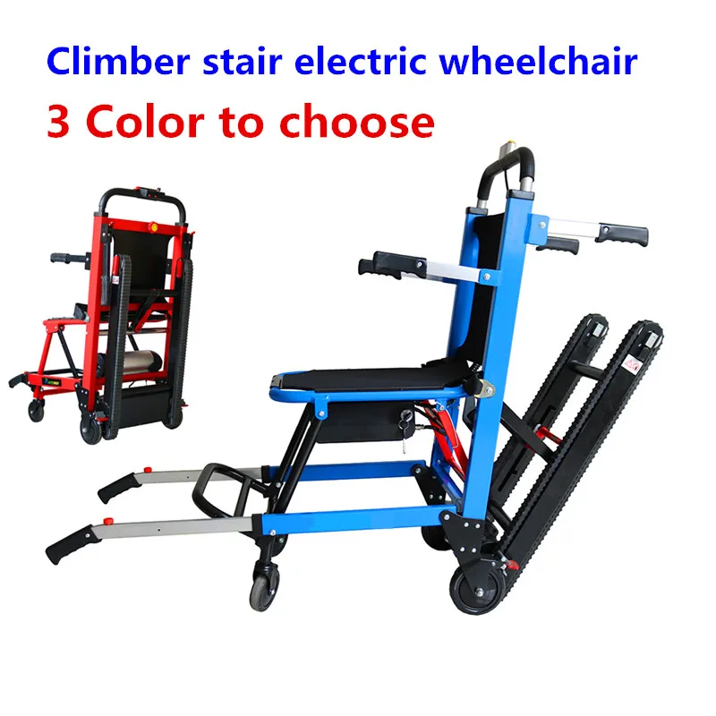 

Aluminium Alloy Lightweight Folding Power Electric Stair Climber Wheelchair For Disabled ,Elderly