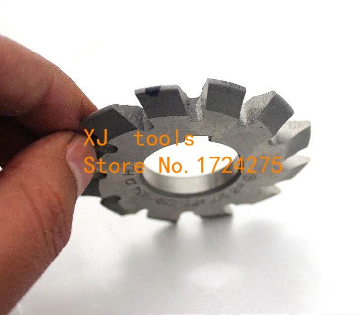 M0.3 M0.4 M0.5 M0.6 M0.7 M0.8 modulus Pressure Angle of 20 degrees HSS gear Milling cutter 1-8# 8pcs/let Free shipping