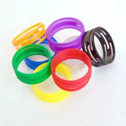 10pcs/lot xlr connector accessories with eight kinds of color ring without shell