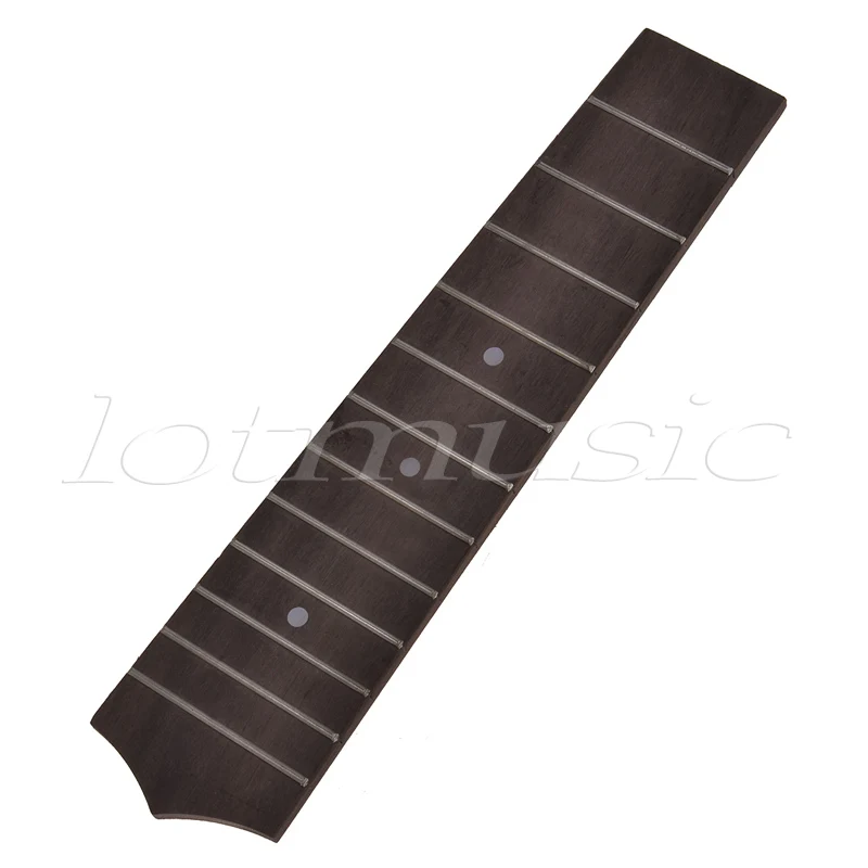 

Fretted Fretboard Fingerboard for 21 Inch Soprano Ukulele Hawaii Guitar Parts Replacement 12 Fret Rosewood