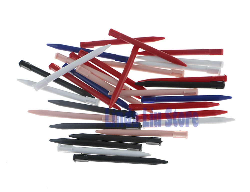 

300pcs/lot 5 colors Plastic Touch Screen Pen Stylus for 3DS Touchpens