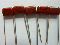 10pcs CBB 222 630V 222K CBB21 0.022UF 2.2nF P8 Metallized Polypropylene Film Capacitor