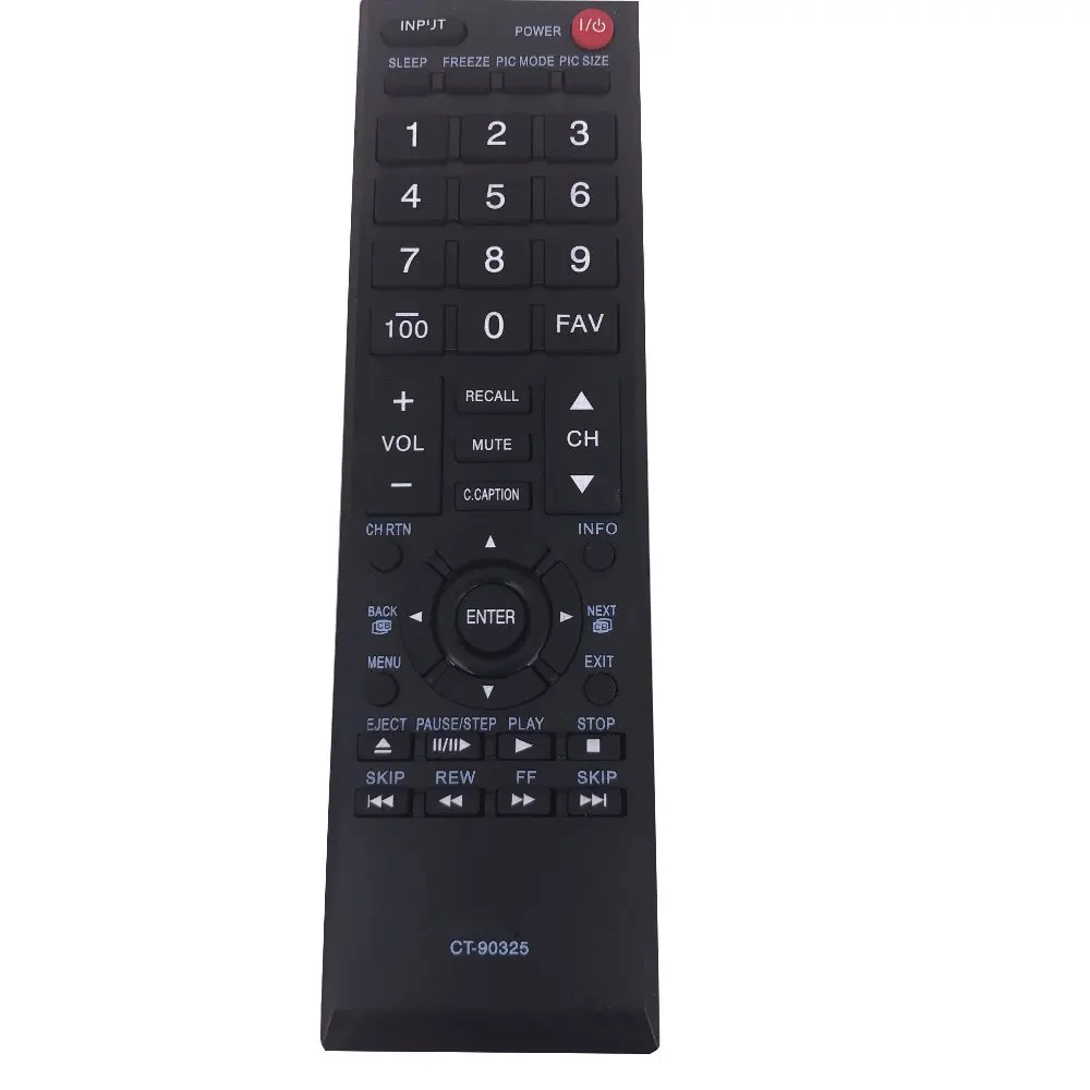 

CT-90325 TV Remote Control For Toshiba LCD TV Television 32C110U 40E210U 46G310U 55G310U 32C120UM 32C120U1 32C120UN 19AV600U